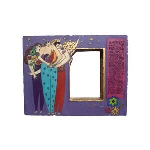 Laurel Burch Gather Wildflowers Angel Resin Frame